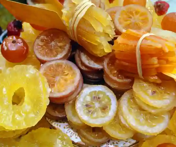 Kandiserte appelsiner