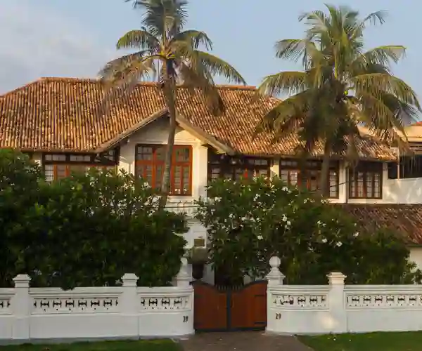 Flot hus i kolonistil