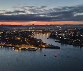 Deutches Eck (Det tyske hjørnet) i Koblenz