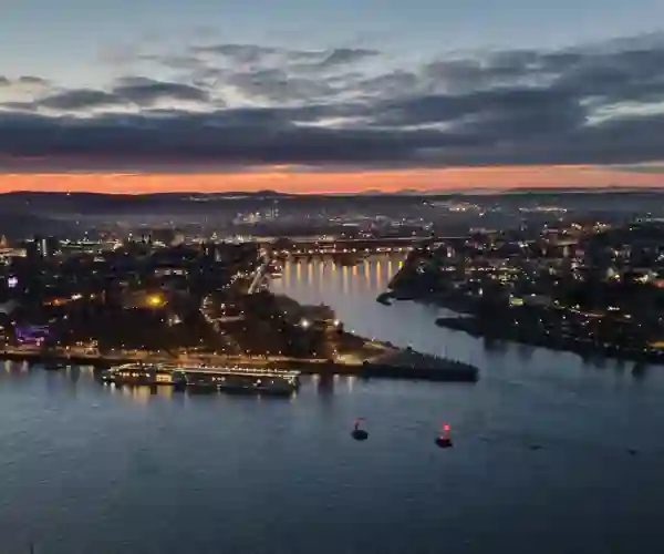 Deutches Eck (Det tyske hjørnet) i Koblenz