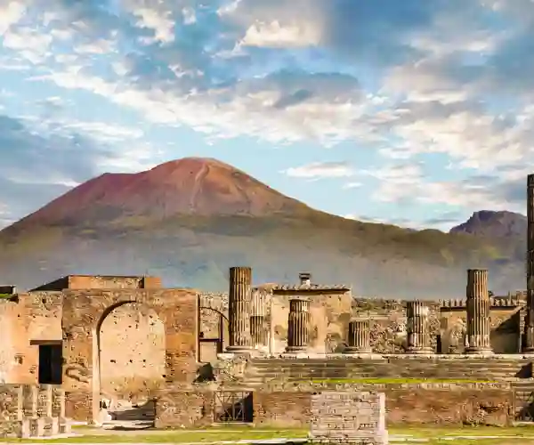 Pompeji og Vesuv