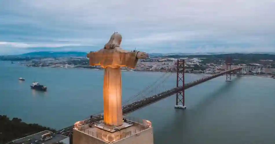 Statue Af Jesus Kristus I Rio De Janeiro