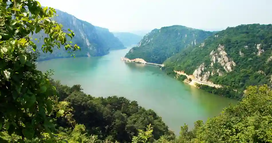 Donau ved den Serbisk-Rumænske grænse