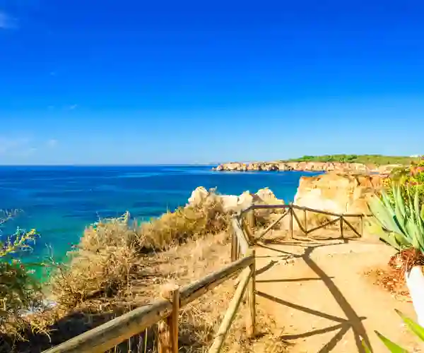 Strandpromenaden i Portimao
