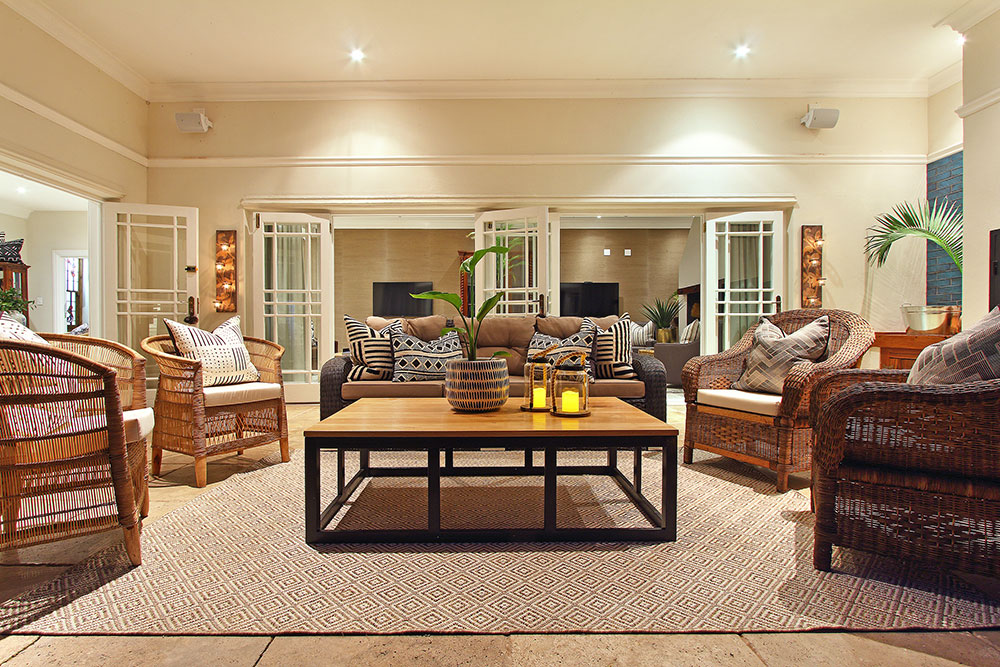 Veranda på Stellenbosch Manor