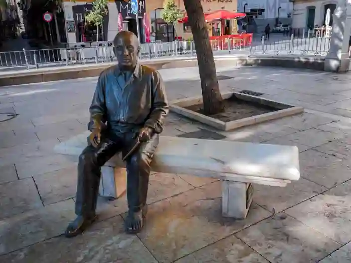 Statue af Pablo Picasso