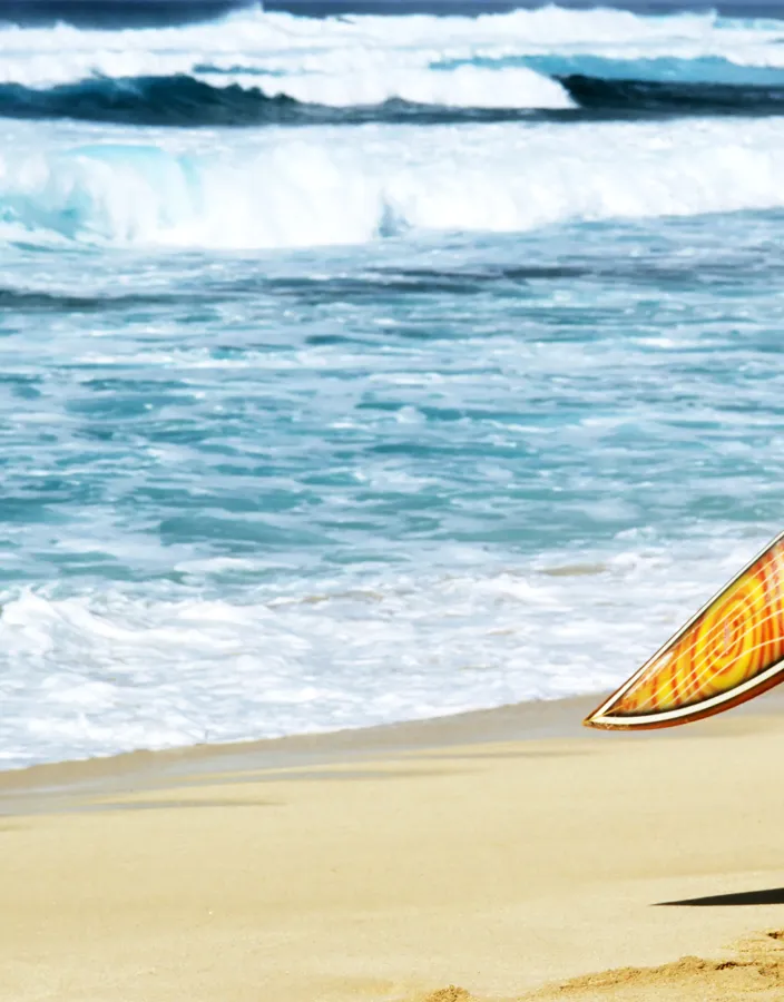 Surfing på Hawaii "kungarnas sport" (he'e nalu)