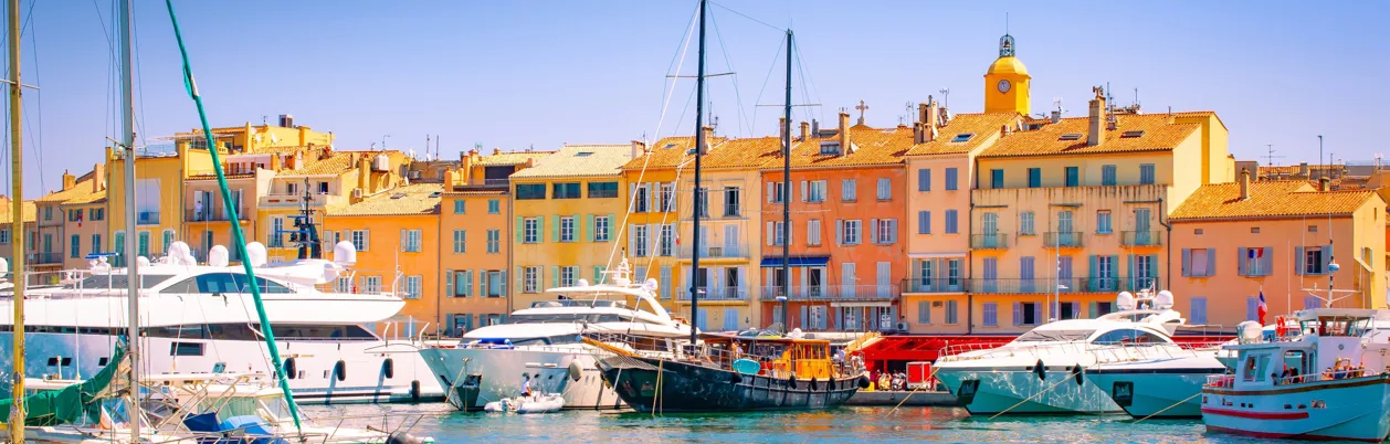 Hamnen i St Tropez