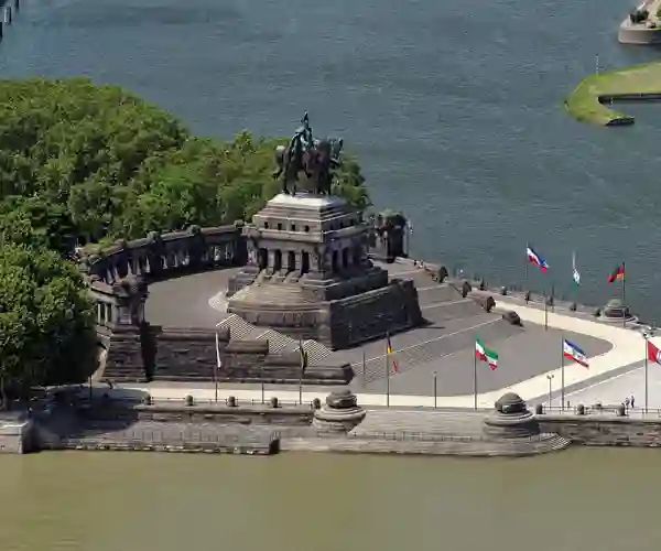 Deutches Eck (Det tyske hjørnet) i Koblenz