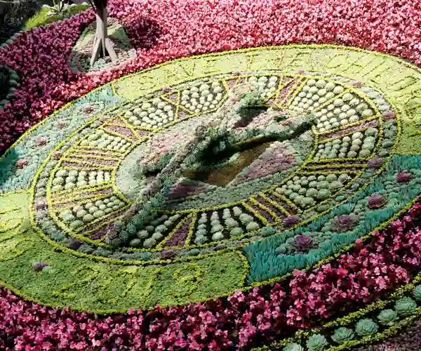 Blomsteruret i Prince Street Gardens