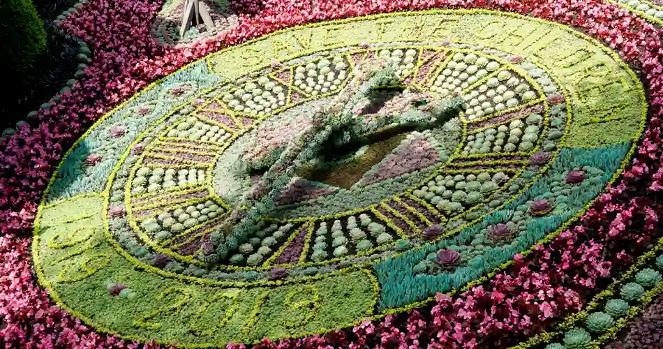 Blomsteruret i Prince Street Gardens