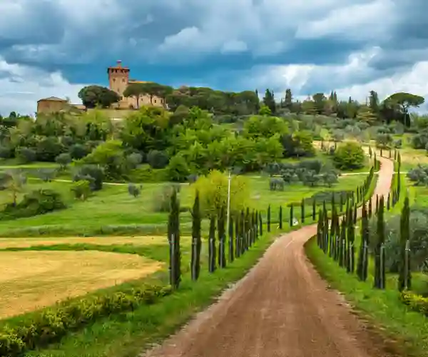 Chianti-regionen i Toscana