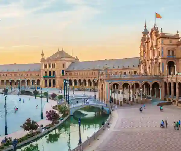 Plaza De España i Sevilla
