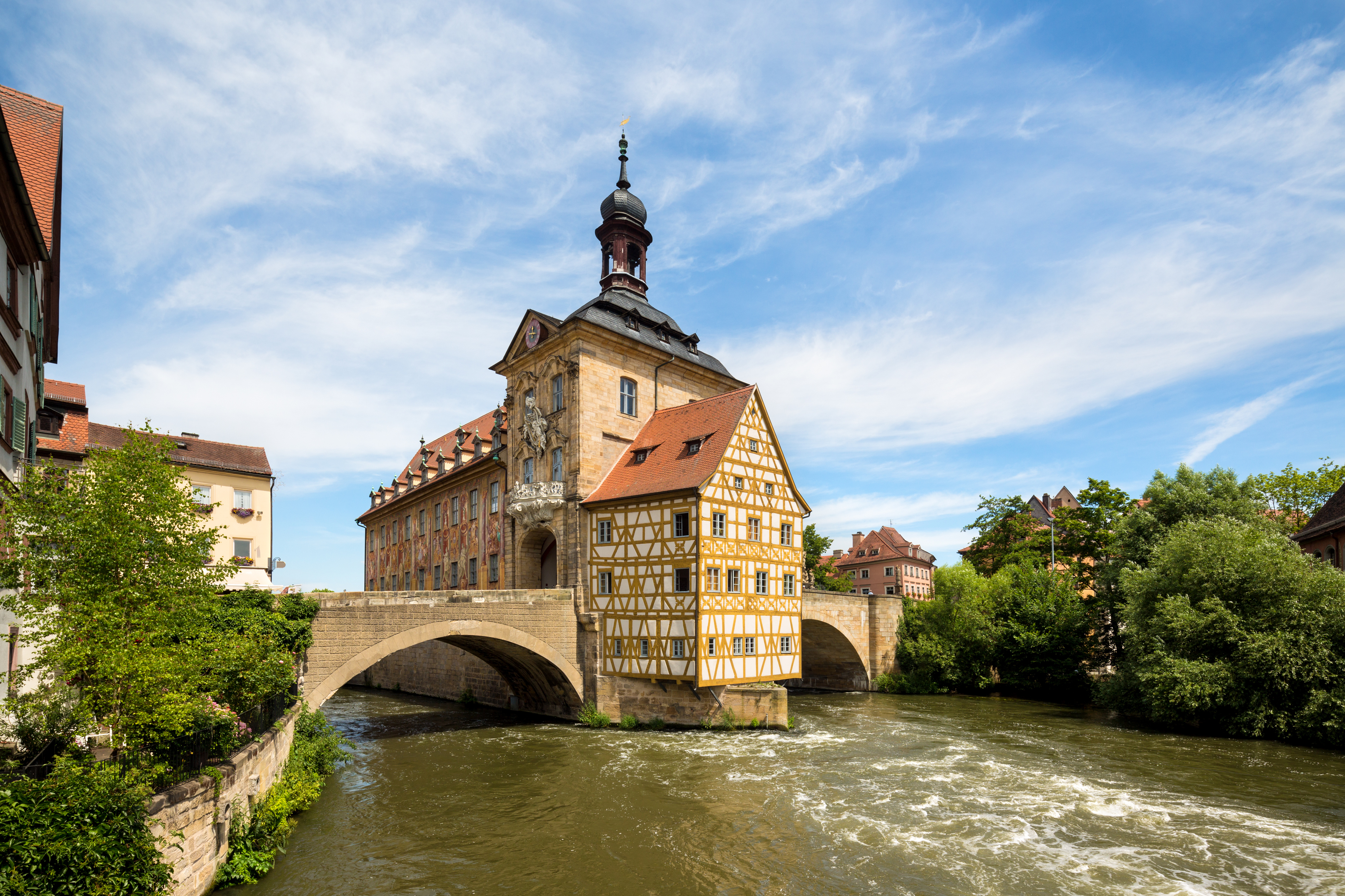 Det gamle rådhuset i Bamberg