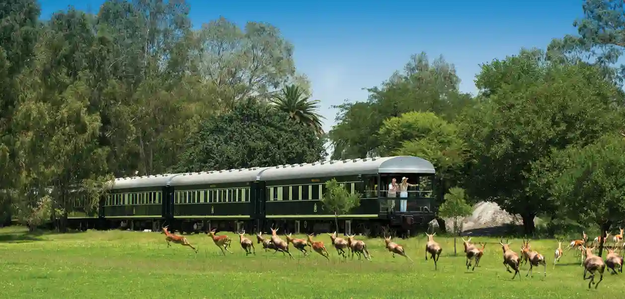 Balkong bakerst på Rovos Rail
