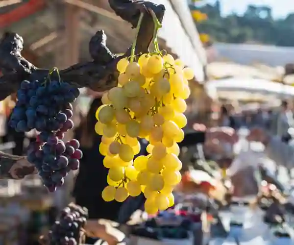 Markedet Cours Saleya i Nice