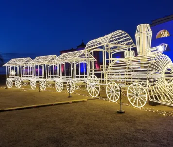 Christmas Garden på Ehrenbreitstein festning