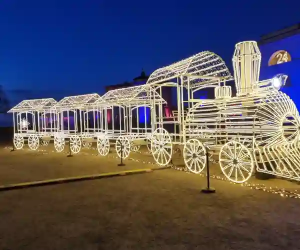 Christmas Garden på Ehrenbreitstein festning