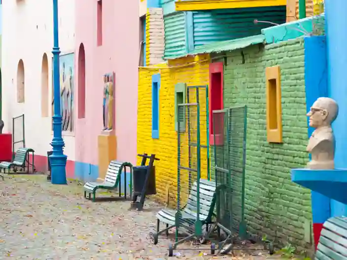 La Bocas färgglada hus