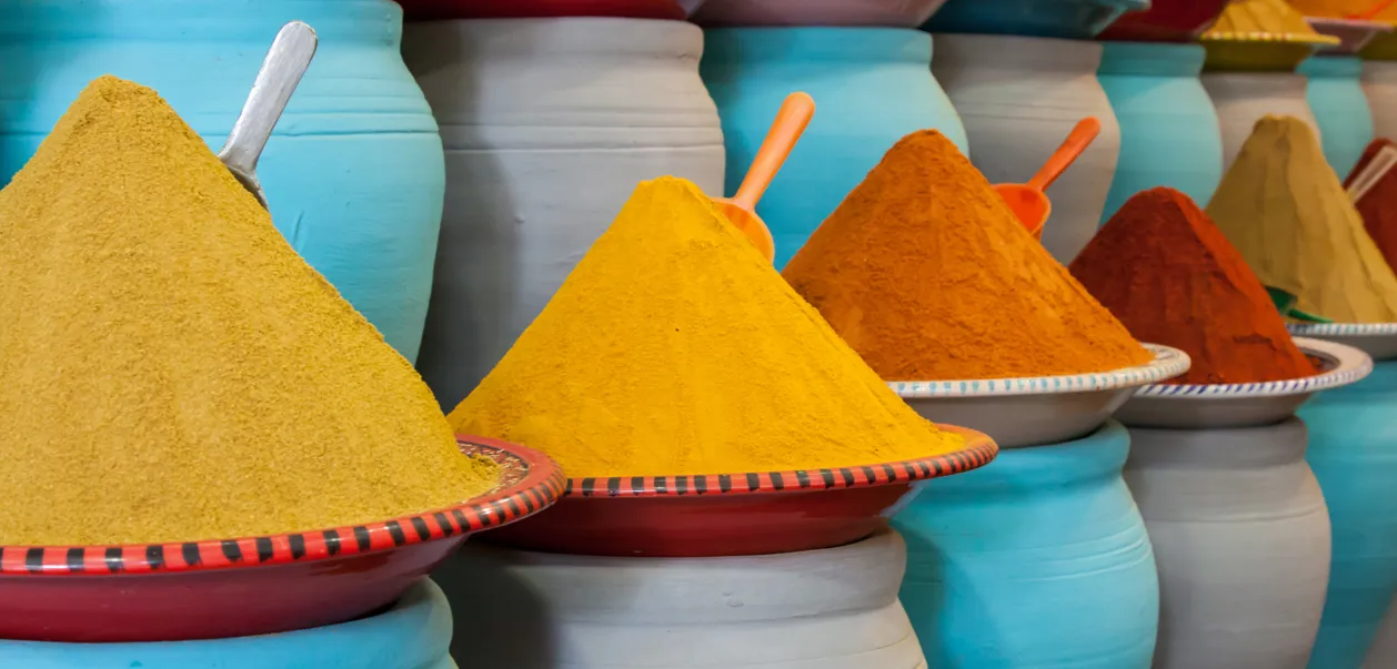 Krydderier i Marrakech