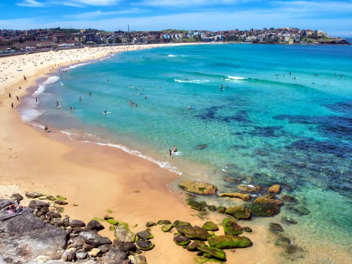 Kända Bondi Beach i Sydney
