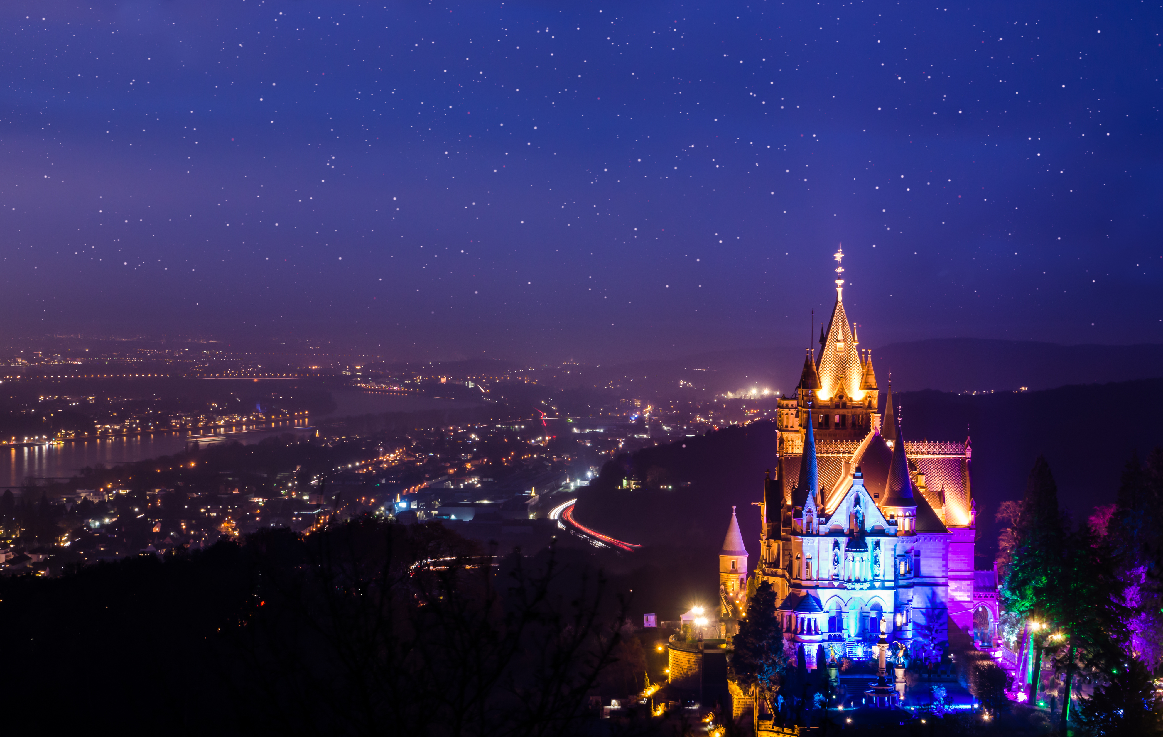 Drachenfels slott i Köningswinter