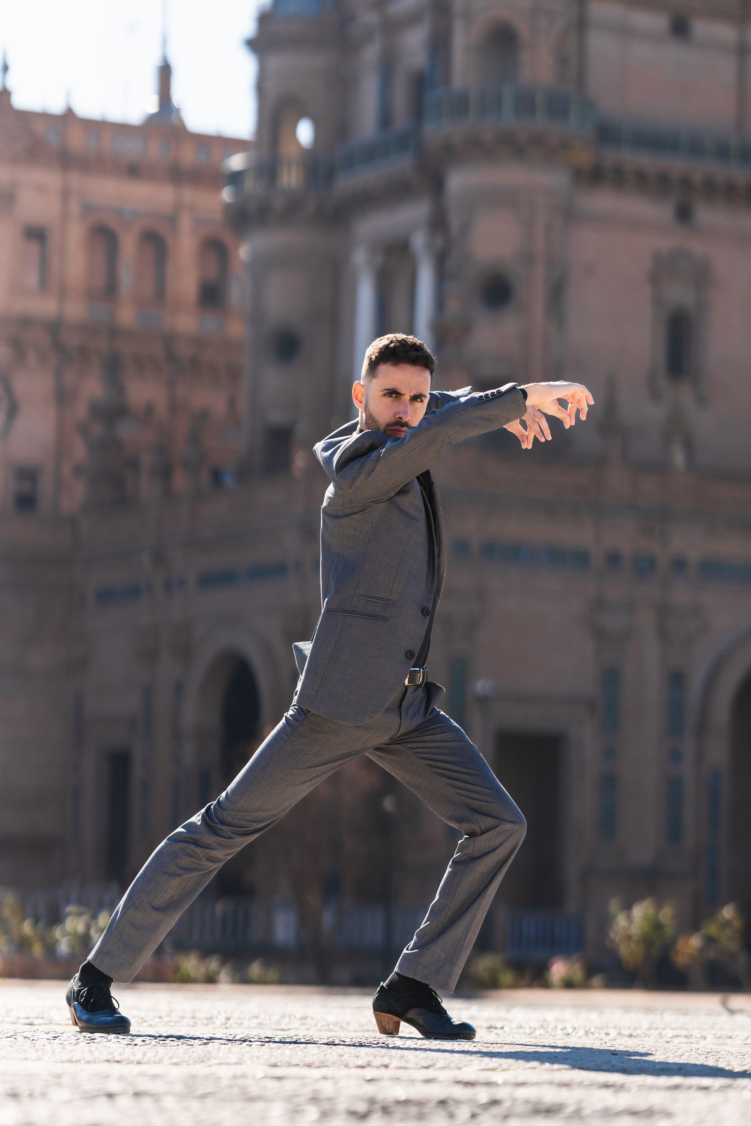 Mandlig flamencodanser i Andalusien