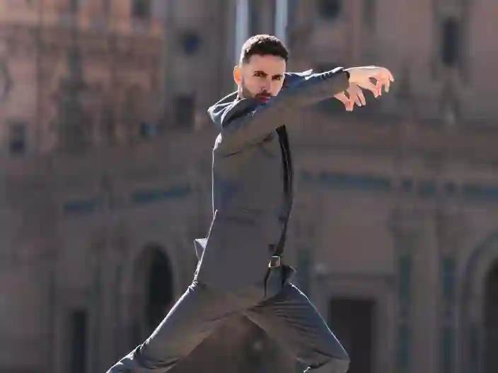 Mandlig flamencodanser i Andalusien