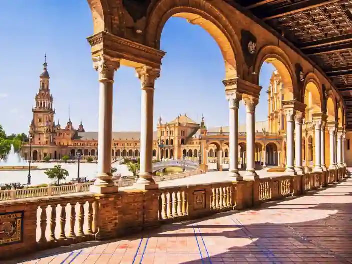 Plaza De España i Sevilla