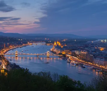 Budapest ved aftenstid