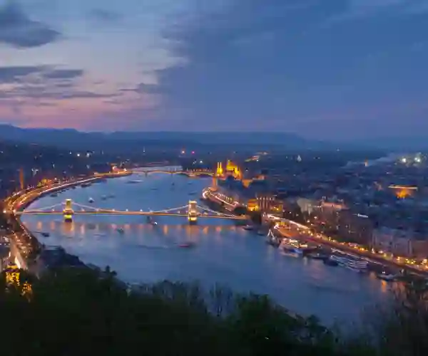 Budapest ved aftenstid
