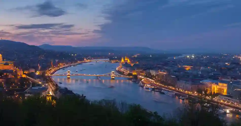 Budapest ved aftenstid