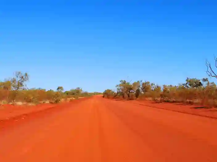 Outback vej i Red Center