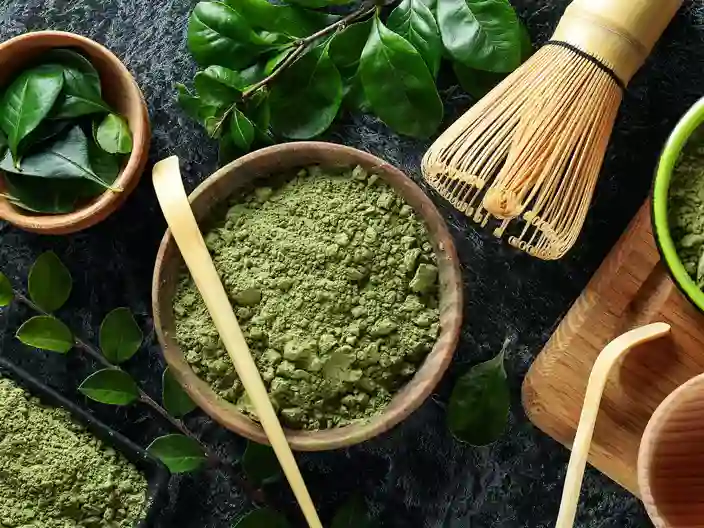 Japansk te med matcha
