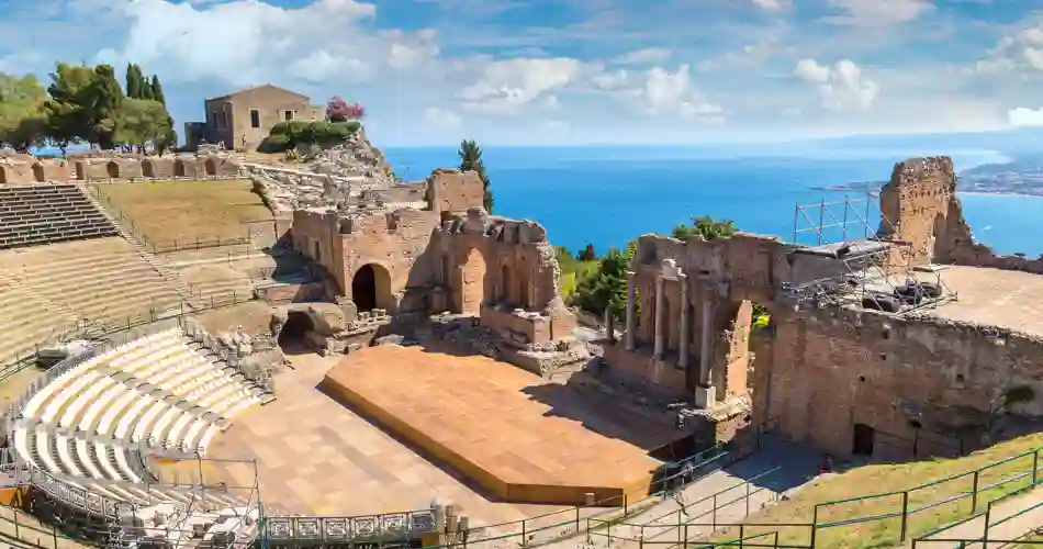 Det antikke teater i Taormina