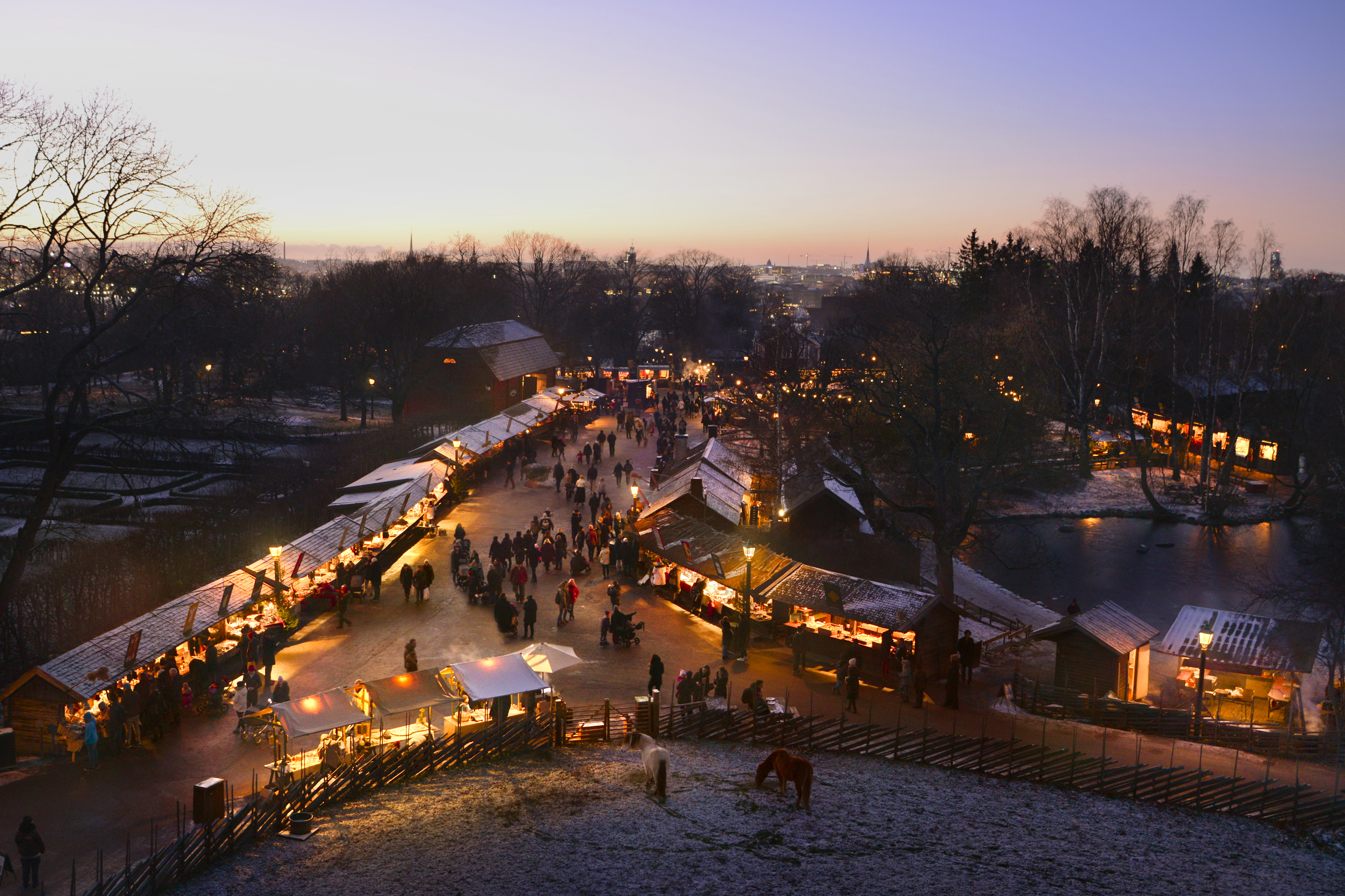 Julemarked, Skansen 