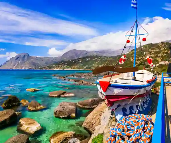 Den smukke landsby Plakias