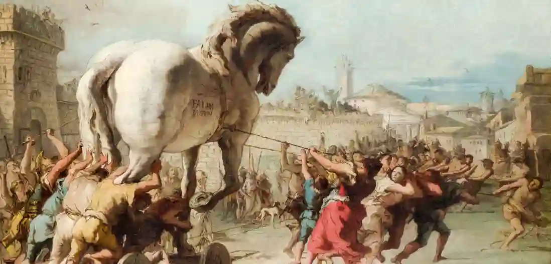 Den trojanske hest fra Homers "Odysseen"