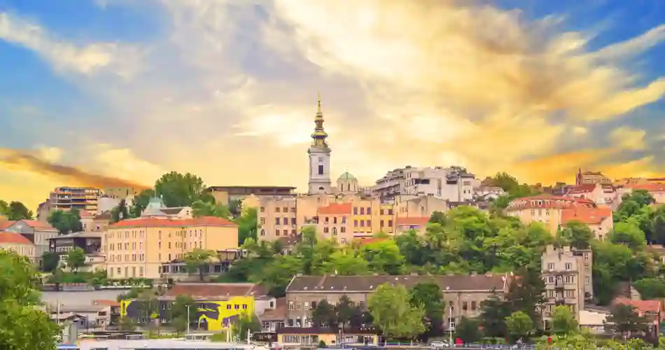 Skibe i byen Beograd