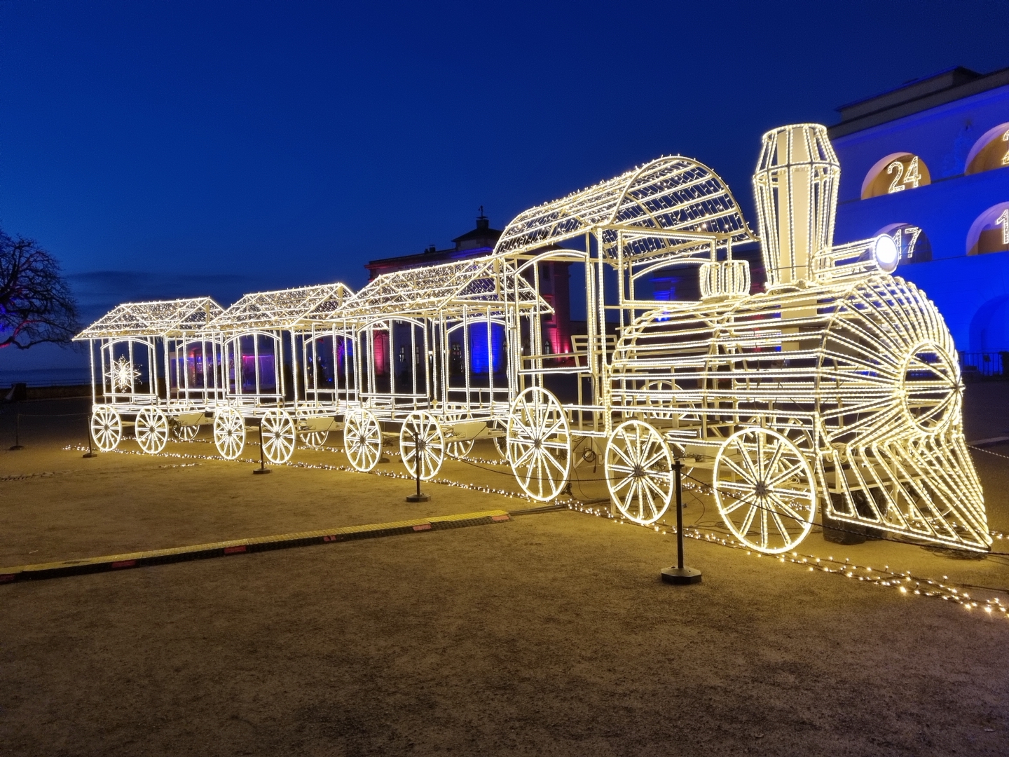 Christmas Garden på festningen i Koblenz