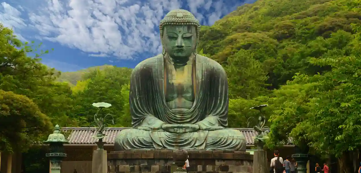 Den store Buddha i Kamakura