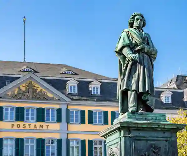 Statue av Beethoven i Bonn