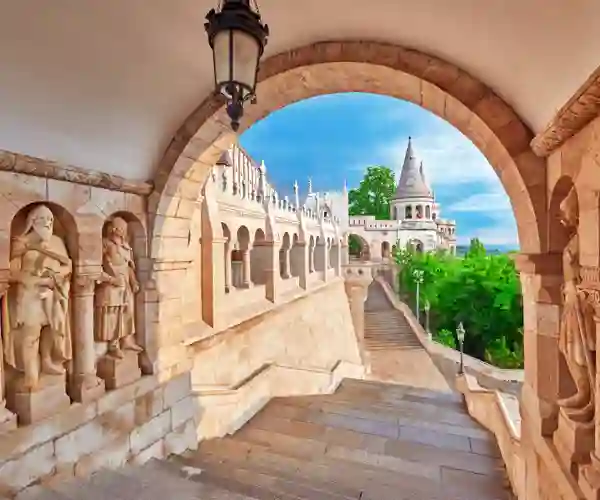 Fiskerbastionen i Budapest, Ungarn