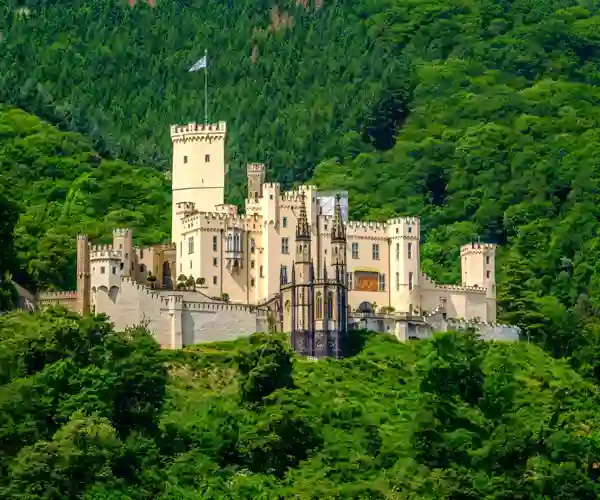 Stolzenfels slott i Rhindalen