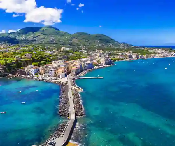 Udsigt fra Castello Aragonese