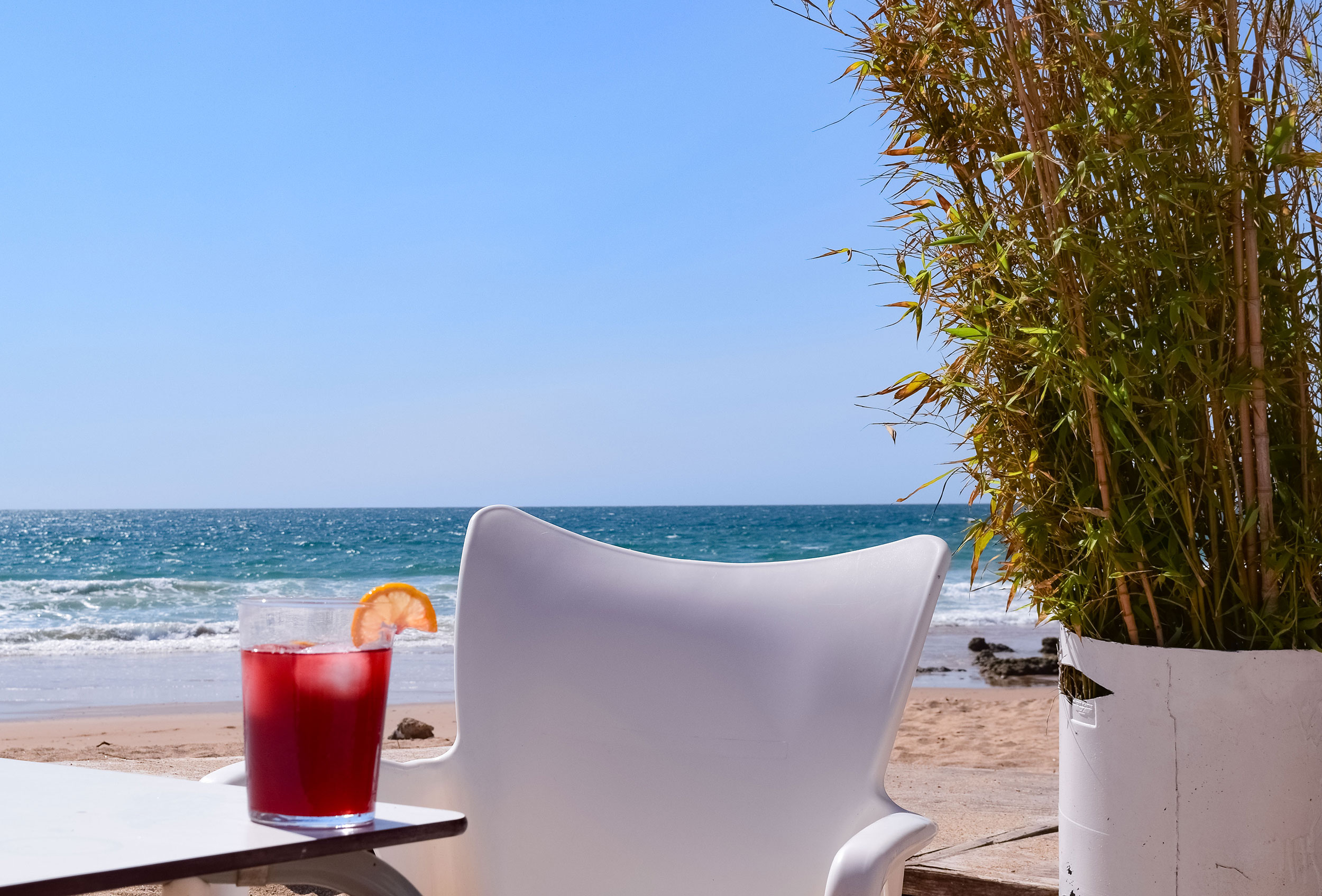 Sangria på Zahora-stranden