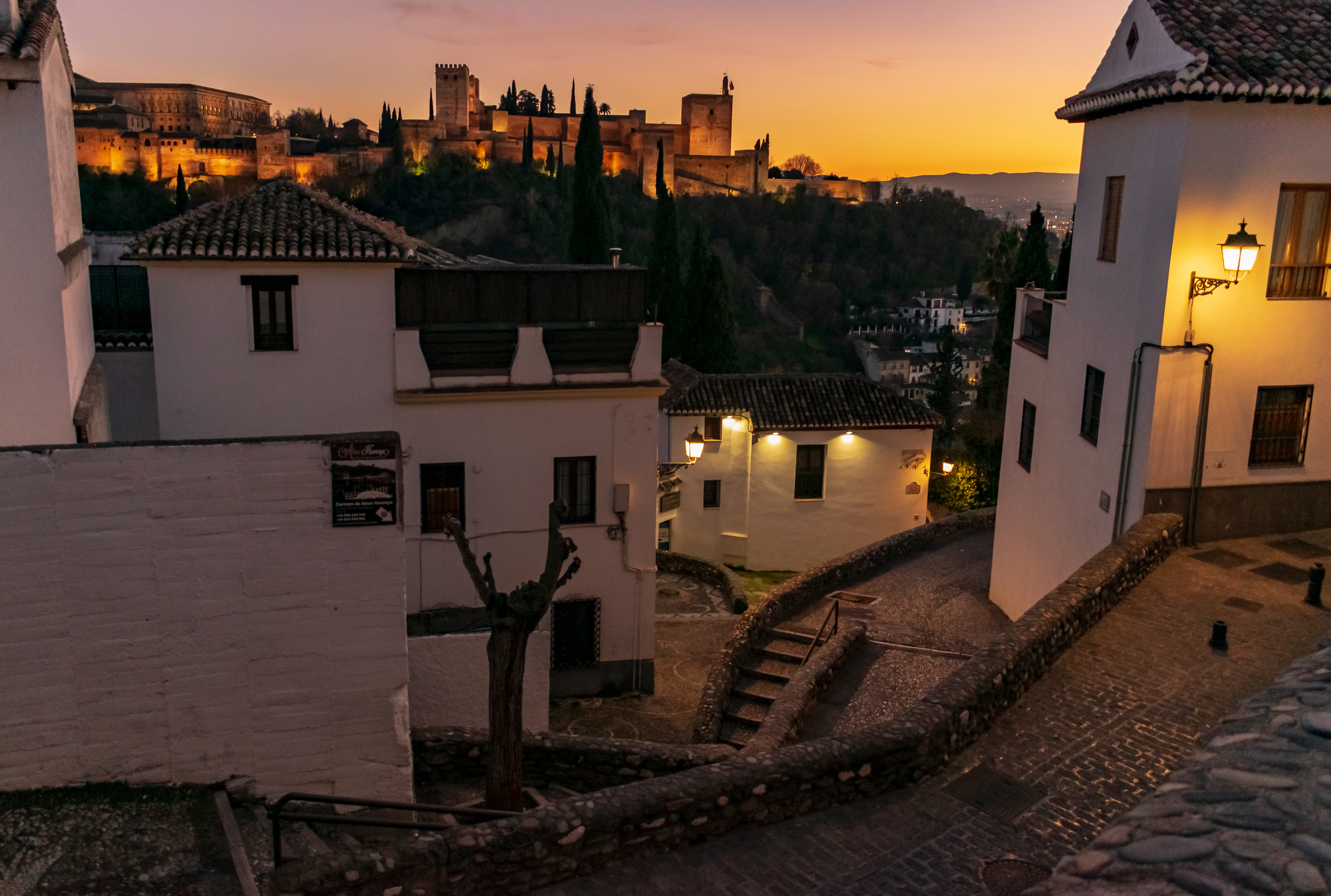 Udsigt til Alhambra fra Albaicín