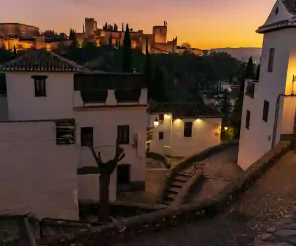 Udsigt til Alhambra fra Albaicín
