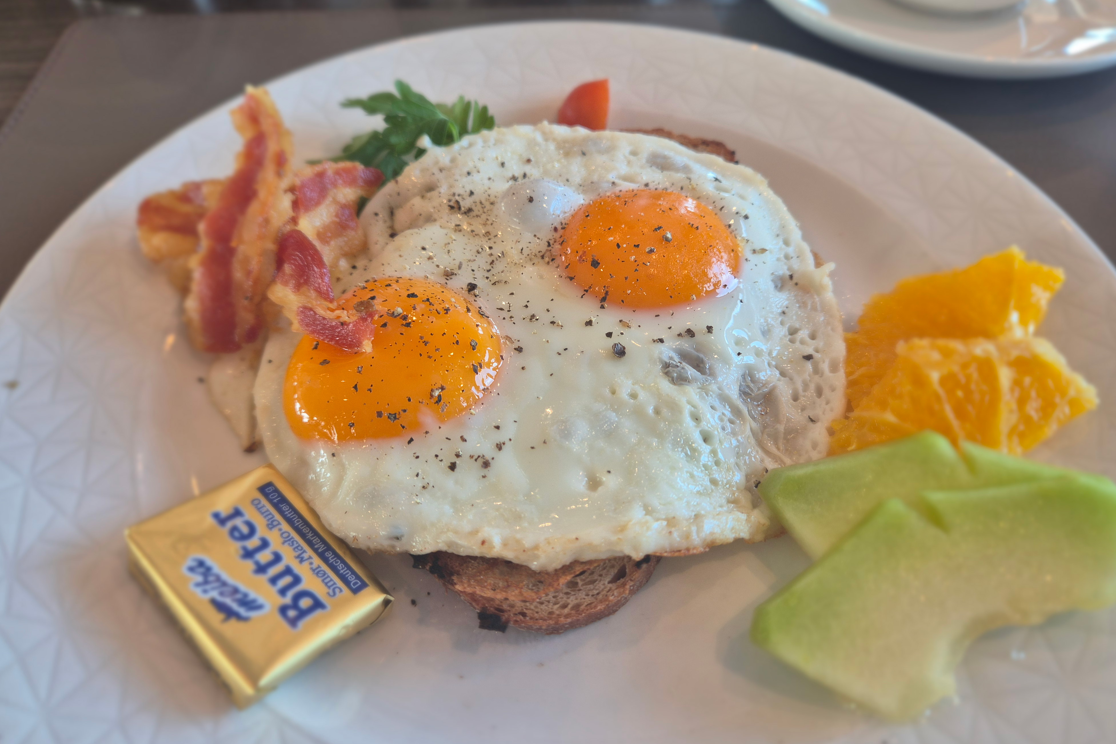 Noe av de man kunne velge under frokosten