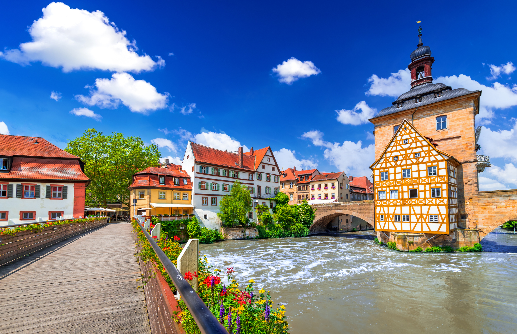 Det gamle rådhuset i Bamberg